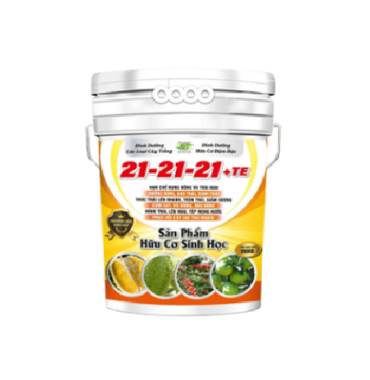Phân bón hữu cơ sinh học 21 - 21 - 21+ TE