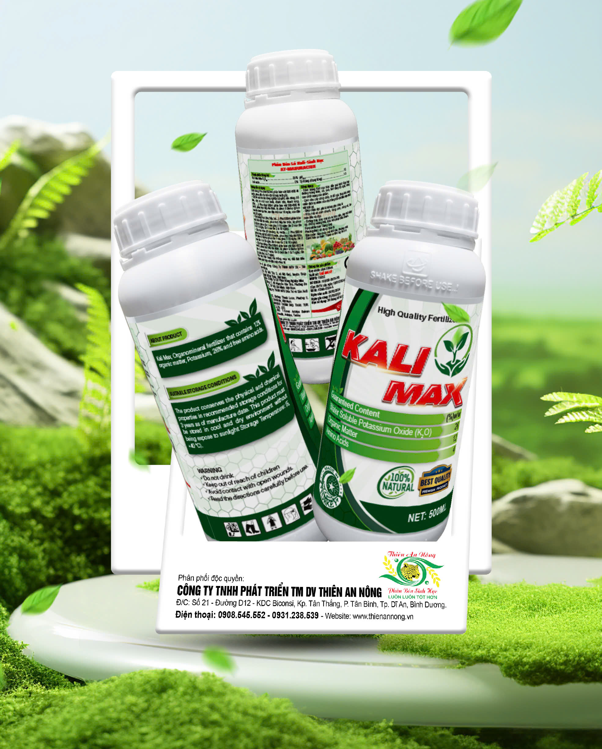 KALI MAX Nhập khẩu từ Thổ Nhĩ Kỳ