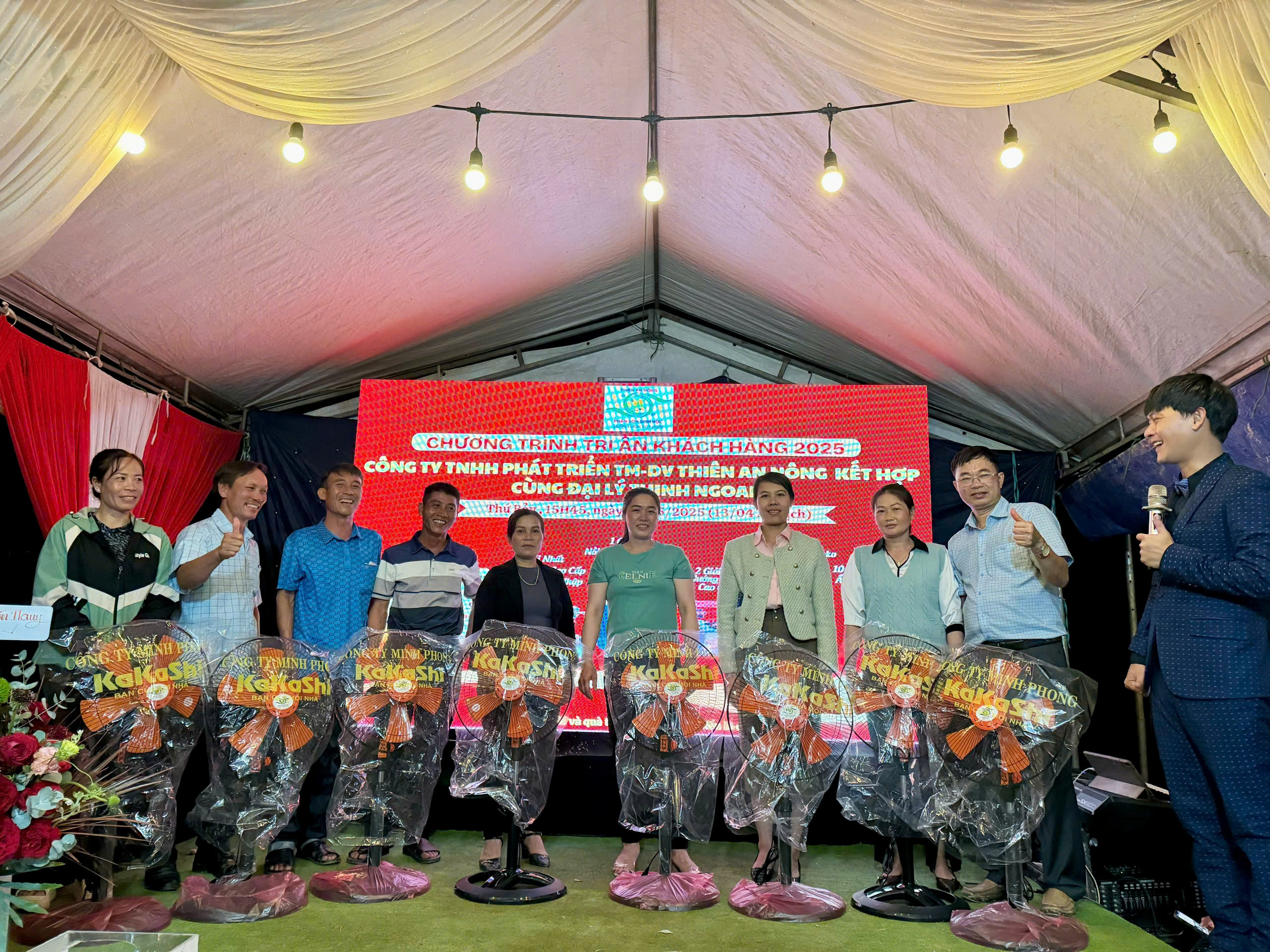 Công ty Thiên An Nông xin chúc mừng chương trình kỉ niệm 25 năm thành lập đại lí Thịnh Ngoan thành công tốt đẹp